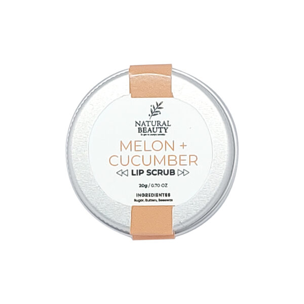 Exfoliante Labial Melón & Pepino Natural Beauty
